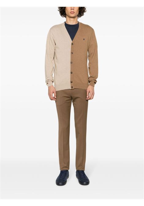 Pantaloni chino slim in lana color cammello con piega stirata PT TORINO | COKSZEZ00CL1-PO360140